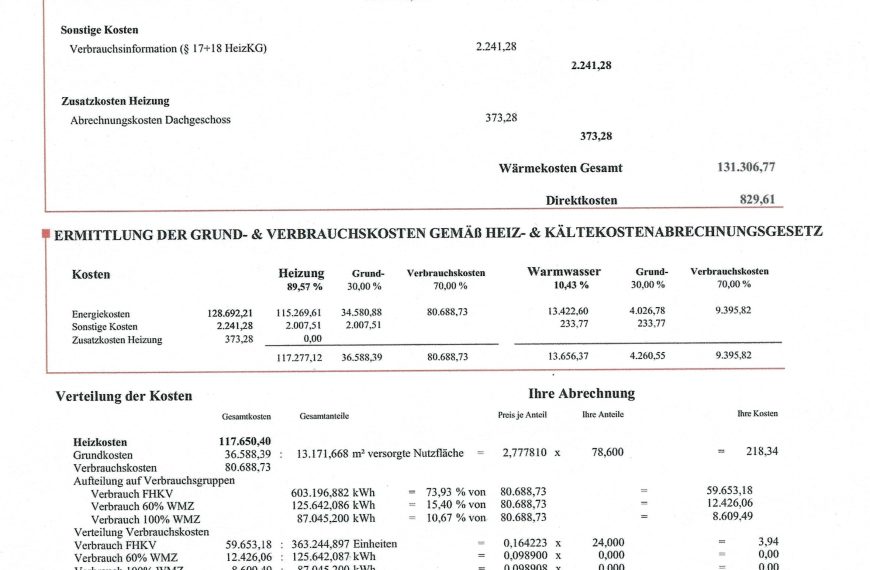 Gemeinsam für nachvollziehbare Heizkostenabrechnungen im Arsenal